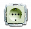 20 EUCBLI-212 Розетка SCHUKO 16А 250В, с LED подсветкой, Busch-Duro 2000 SI/Reflex SI, слоновая кость ABB. Вид 1.