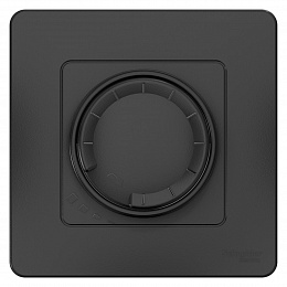 Светорегулятор поворотно-нажим., С/У, универсальный 400вт (антрацит) Blanca Systeme Electric. Вид 1