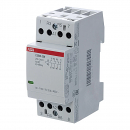 ESB25-22N-06 Контактор модульный (25А АС-1, 2НО+2НЗ), 230В AC/DC ABB. Вид 1