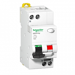 DPN N Vigi Дифф. автомат 1P+N, 32A, 6kA, 30mA, тип AС (хар-ка C) Schneider Electric. Вид 1