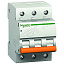 ВА63 3P 40A Автоматический выключатель 3-х полюсный 40А 4,5кА (хар-ка С) Schneider Electric. Вид 1.