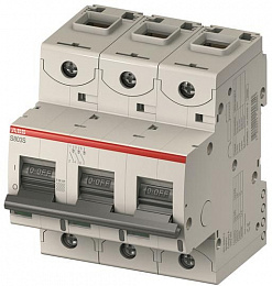 S803PV-S25 Автоматический выключатель 3-полюсный, 25А, 5kA (хар-ка S) ABB. Вид 1