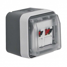 Розетка для громкоговорителя (серый) W.1 Berker. Вид 1