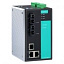 5-портовый управляемый коммутатор: 3х10/100 BaseT Ethernet, 2х100BaseFX, -40...+75С MOXA. Вид 1.
