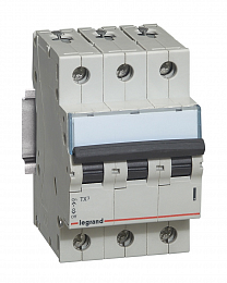 TX3 Автоматический выключатель 3-полюсный, 32А, 6kА (хар-ка B) Legrand. Вид 1