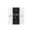 CP-FCC-96 Накладка контроллера фанкойлов free@home, Basic 55, chalet-white ABB. Вид 1.