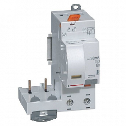 DX3 Дифференциальный блок 2-полюсный, 40A, 30mA, тип АC, 6kA, (хар-ка C) Legrand. Вид 1