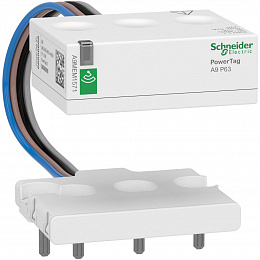 беспроводный датчик acti9 powertag 63а dpn 3p+n / 4p выше аппарата =s= Schneider Electric. Вид 1