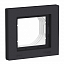 Рамка 1-постовая IP44 (карбон) Atlas Design Systeme Electric. Вид 1.