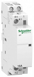iCT Модульный контактор 16A 1НО+1НЗ 24В АС Schneider Electric. Вид 1