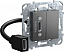 Розетка hdmi (графит) Unica Top Schneider Electric. Вид 1.
