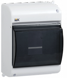 КМПн 2/4 Корпус пластиковый навесной IP30 146х96х83мм белый KREPTA 3 ИЭК. Вид 1