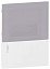 Щит встраиваемый на 6 модулей IP40 белый с дымчатой дверью Mini pragma Schneider Electric. Вид 1.