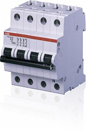 S203MT B20NA Автоматический выключатель 3P+N, 20А, 10kA, DC (хар-ка B) ABB. Вид 1