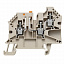 WTR 4/ZR Измерительная клемма с размыкателем, Винтовое соединение, 4 mm2, 500 V, 27 A, поворотный, Темно-бежевый Weidmuller. Вид 1.