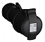 Розетка кабельная easy&safe 416ec6b,16а,3p+n+e,ip44,6ч,черн ABB. Вид 1.