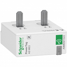 Беспроводный датчик acti9 powertag 63а 1p+n / 2p ниже аппарата Schneider Electric. Вид 1
