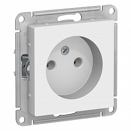 Розетка без заземления 16А (белый) Atlas Design Systeme Electric. Вид 1