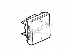 Механизм выключателя одноклавишного двухполюсного (серый) IP55 Plexo Legrand. Вид 1