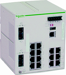 Коммутатор connexium (managed) 14tx/2fx-sm Schneider Electric. Вид 1