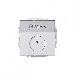 T210-84 Выключатель с таймером 16А 230В, Impressivo, белый ABB. Вид 1
