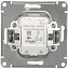 Переключатель 1-клавишный, 10АХ, механизм (белый) Wessen 59 Systeme Electric. Вид 1.