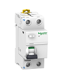 iID 2Р 25A 10mA AC Блок утечки тока 2-полюсный, 25A, 10mA, тип АC (УЗО) Schneider Electric
