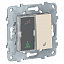 Дисплей гостиничного номера и звонок (бежевый) Unica New Schneider Electric. Вид 1.