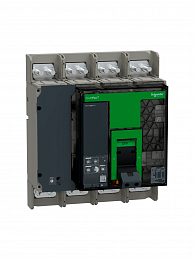 NS1600N Автоматический выключатель 4-полюсный, 1600А, MIC 5.0, 50 kA Schneider Electric. Вид 1