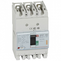 DPX3 160 Термо-магнитный 3-полюсный автомат 16А, 25kA Legrand. Вид 1