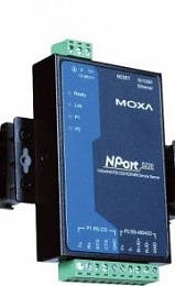 Ethernet сервер устройств, 1xRS-232, 1xRS-422/485, -40...+75С MOXA. Вид 1
