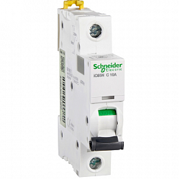 iC65N 1P 3А Автоматический выключатель 1-полюсный, 3А, 6кА (хар-ка C) Schneider Electric. Вид 1