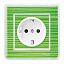 Механизм розетки со шторками, sm (прозрачный) Merten M-Creativ Schneider Electric. Вид 1.