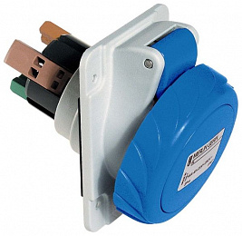Розетка скрытой установки, угловая, 16A, 2P+E, IP67 Schneider Electric. Вид 1