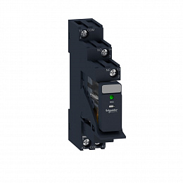 Реле+колодка+скоба+маркировка+варистор,10а,~230в Schneider Electric. Вид 1