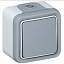 Кнопка 10A НО (серый) IP55 Plexo Legrand. Вид 1.