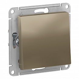Переключатель 1-клавишный (сх.6) 10АХ (шампань) Atlas Design Systeme Electric. Вид 1