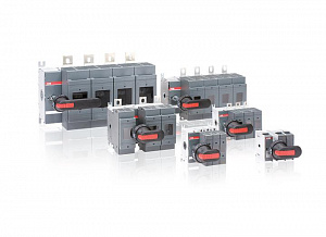 Рубильник OS63GD04F без ручки под предохранители DIN-000 ABB. Вид 1