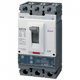 TS400N ETS33 250A 3P3T Автоматический выключатель 3-полюсный 250A (65kA) с расцепителем ETS33 LS Industrial Systems. Вид 1