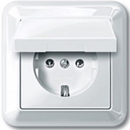 Розетка IP44 (белый) Merten M-Trend Schneider Electric. Вид 1
