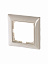 2511-92-507 Рамка 1-постовая с декоративной накладкой (слоновая кость) Basic55 ABB. Вид 1.