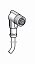 Коннектор с разъемами, m12, 3-pin Schneider Electric. Вид 1.