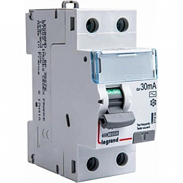 XC3 Блок утечки тока (УЗО) 2-полюсный, 63A, 30mA, тип АC Legrand. Вид 1
