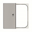 SRS-2-L-85PL SRS-2-L-85PL Клавиша двойная левая free@home,SKY,сцена,серебристая ABB. Вид 1.