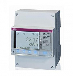 A41 113-200 Счетчик 1-фазный активной энергии,1-тарифный,кл. точности 1,прямого вкл. 10(80)А, имп. выход,M-bus ABB. Вид 1