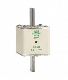 Предохранитель OFAF3aM250 250A тип аМ размер3, до 500В ABB. Вид 1