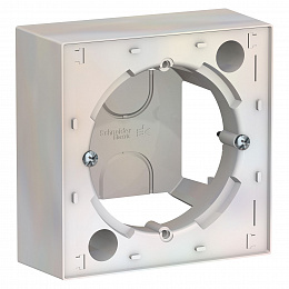 Коробка для наружного монтажа (жемчуг) Atlas Design Systeme Electric. Вид 1