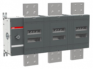 OT3200E03W8 Рубильник 3-полюсный на 3200А с передним приводом (без ручки и переходника) ABB. Вид 1