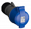 232EC6 Розетка кабельная 32A, 2P+E, IP44 Easy&Safe ABB. Вид 1.