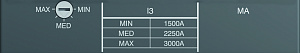 1SDA0 67292 R1 Расцепитель защиты MA 52 Im=314...728 XT2 3p ABB. Вид 1